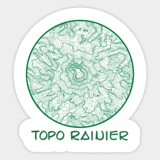 Topo Rainier Sticker